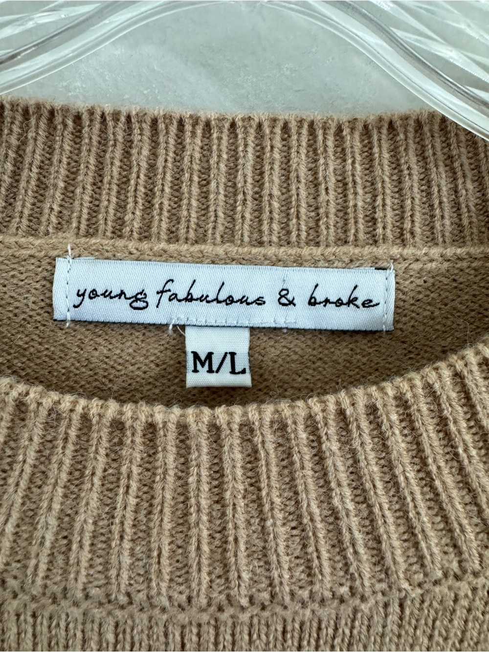 Young Fabulous And Broke Rainbow Sweater M/L soft, cozy, contemporary - Picture 10 of 10